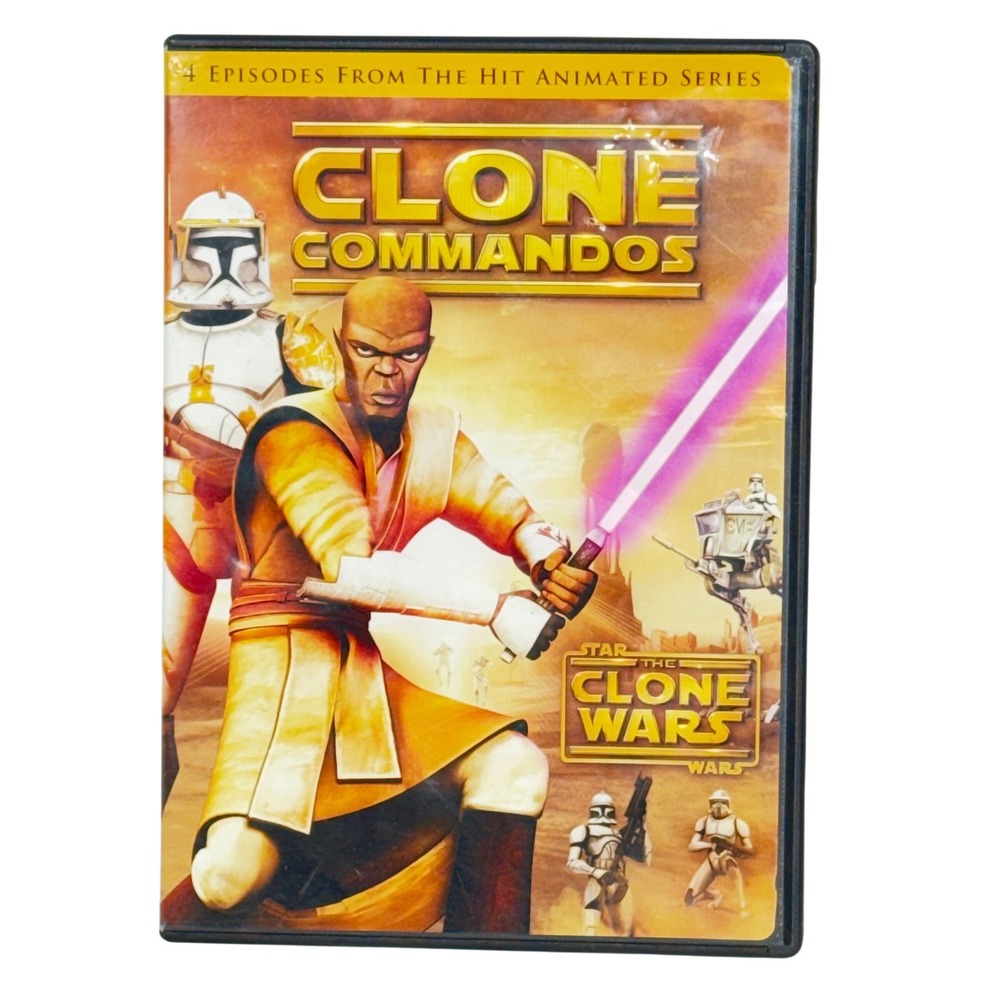 Star Wars Clone Commandos DVD Animated Series 4 Episodes